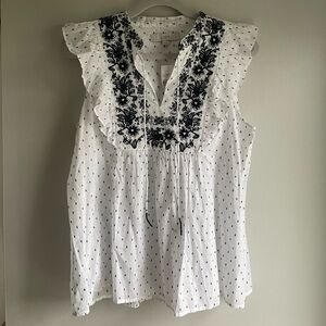 LOFT sleeveless blouse